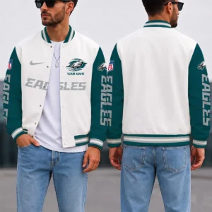 Limited Edition – Customized NFL Philadelphia Eagles Satin Varsity & Baseball Jacket