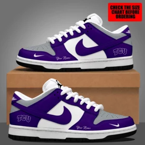 Limited Edition – Customized NCAA Tcu Horned Frogs Dunk Low Shoes
