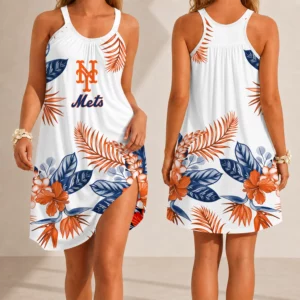 Limited Edition – Customized MLB New York Mets Camisole Dress