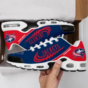 Limited Edition – Customized NHL Columbus Blue Jackets Air Max Plus Sneakers
