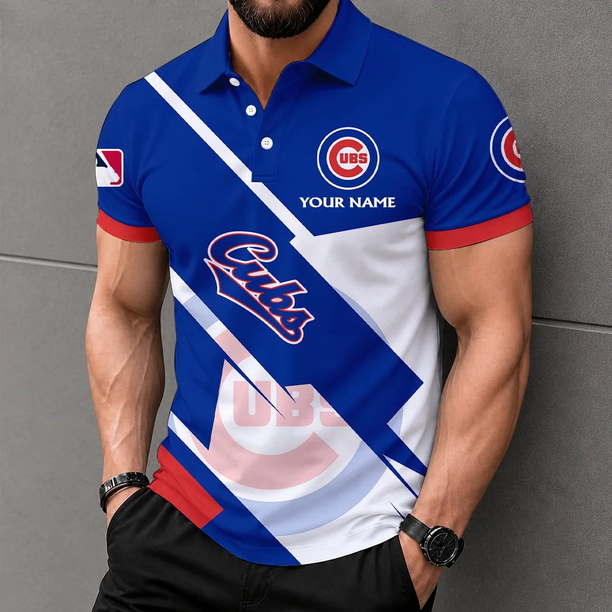 Limited Edition – Customized MLB Chicago Cubs Polo Shirt