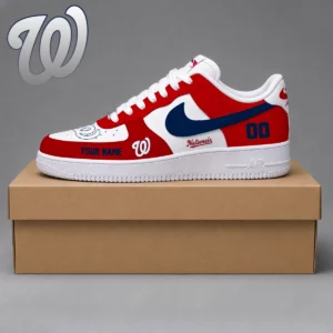 Limited Edition – Customized MLB Washington Nationals Af1 Shoes