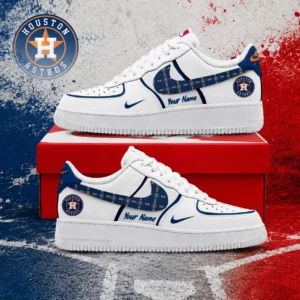 Limited Edition – Customized MLB Houston Astros Af1 Shoes