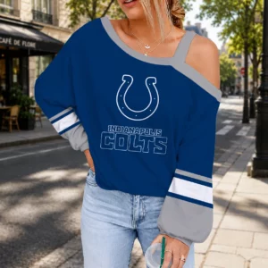 Limited Edition – Customized NFL Indianapolis Colts Drop Shoulder Sweatshirt