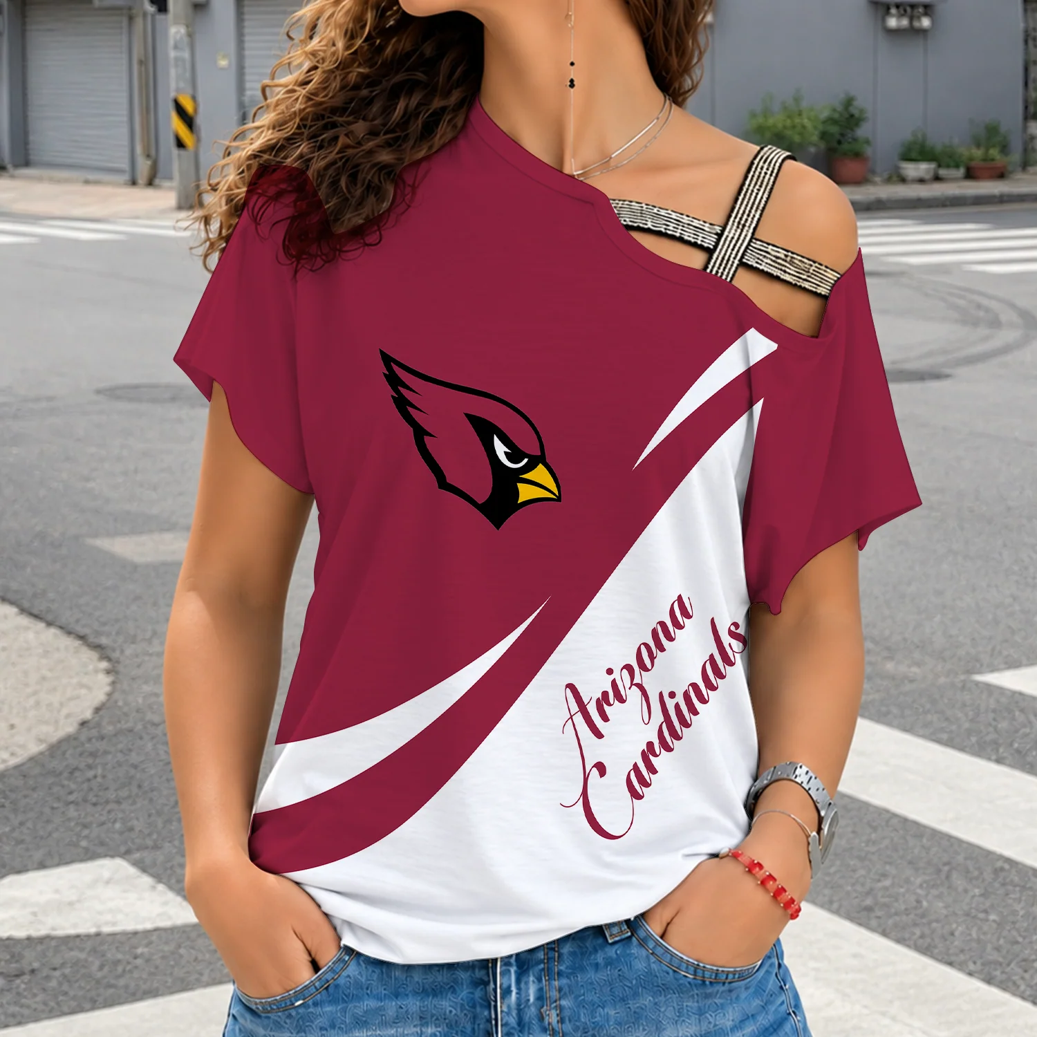 Limited Edition – Customized NFL Arizona Cardinals Shoulder Shirt
