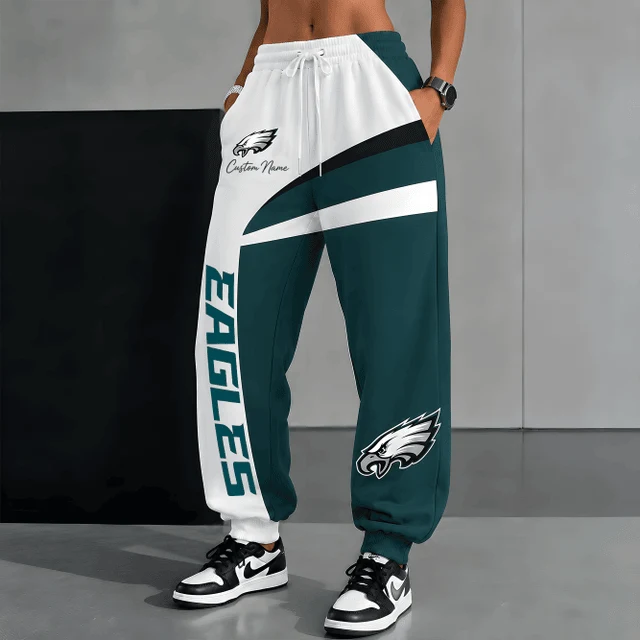 Limited Edition – Customized NFL Philadelphia Eagles Sweatpants - Image 2
