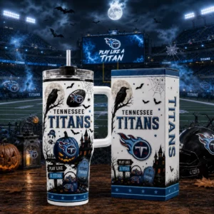Limited Edition – Customized NFL Tennessee Titans Halloween 40Oz Tumbler