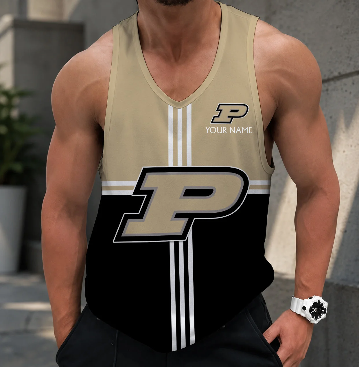 Limited Edition – Customized NCAA Purdue Boilermakers Strappy Unisex Tank Top