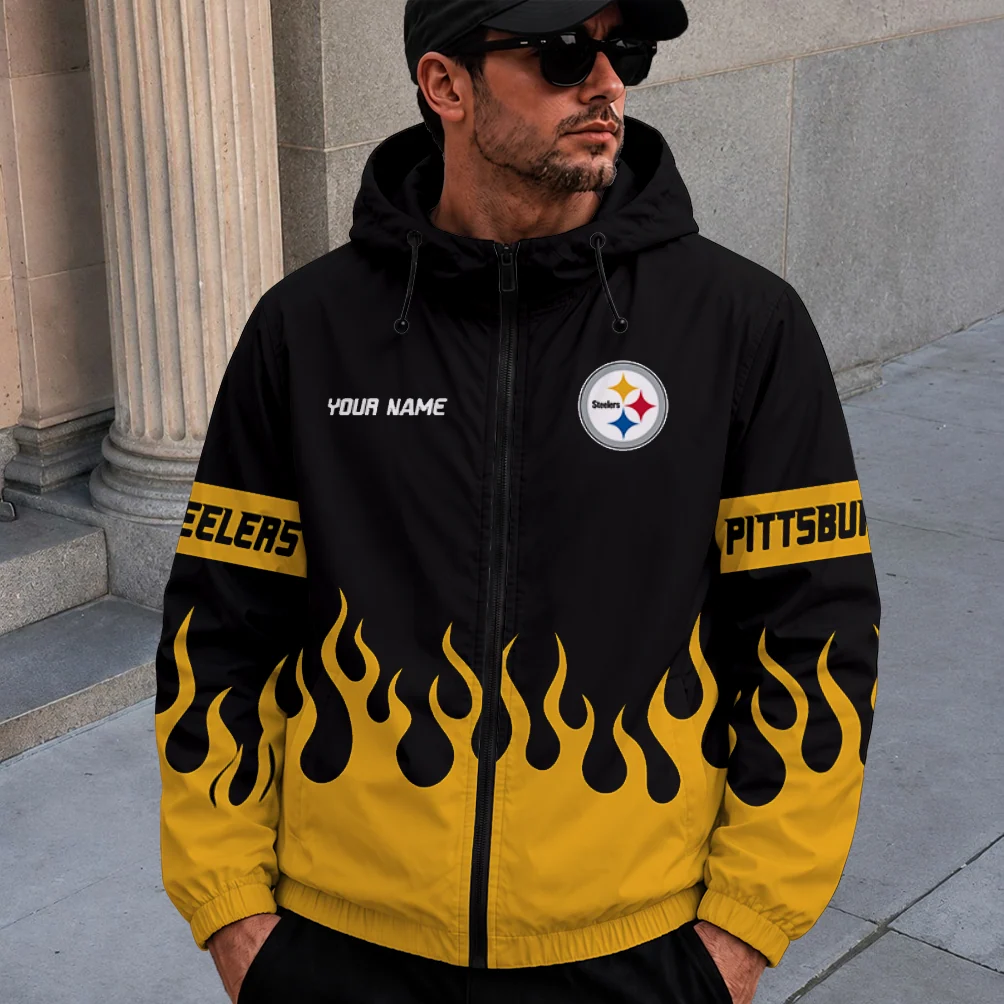 Limited Edition – Customized NFL Pittsburgh Steelers Windbreaker Jacket