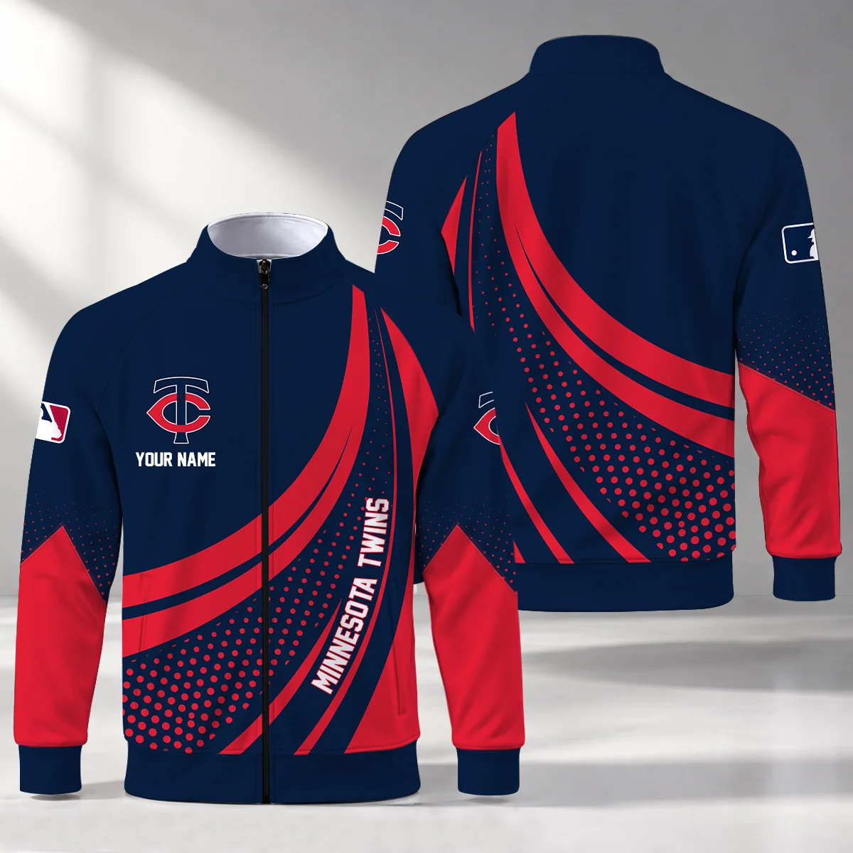 Limited Edition – Customized MLB Minnesota Twins Stand Collar Jacket