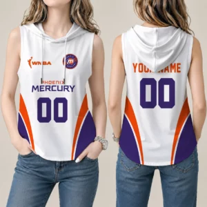 Limited Edition – Customized WNBA Phoenix Mercury Women’s Sleeveless Hooded Pocket Tank Top