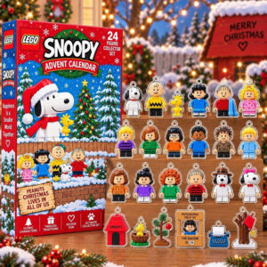 Snoopy Peanuts Christmas Advent Calendar 2026 24 Acrylic Ornaments Christmas Countdown Gift Ideas