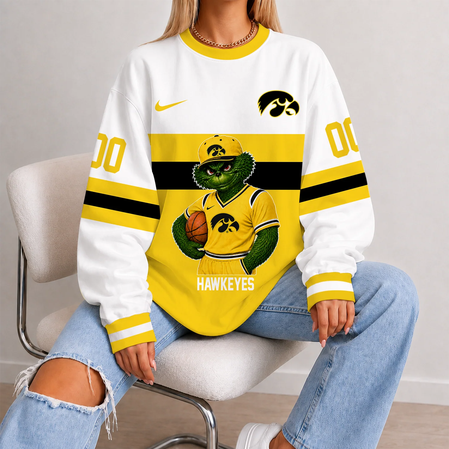 Limited Edition Customized NCAA Iowa Hawkeyes Unisex Sweatshirt