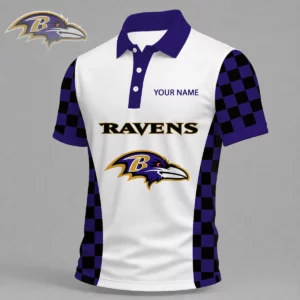 Limited Edition – Customized NFL Baltimore Ravens Polo Shirt