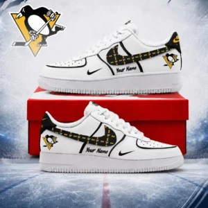 Limited Edition – Customized NHL Pittsburgh Penguins Af1 Shoes