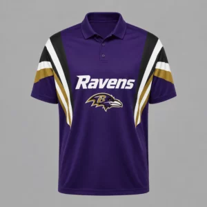 Limited Edition – Customized NFL Baltimore Ravens Polo Shirt