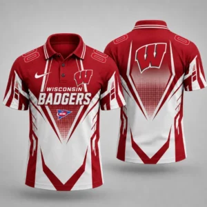 Limited Edition – Customized NCAA Wisconsin Badgers Polo Shirt