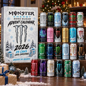 Monster Energy Zero Sugar 2026 Advent Calendar 24 Cans Until Christmas Xmas Gifts
