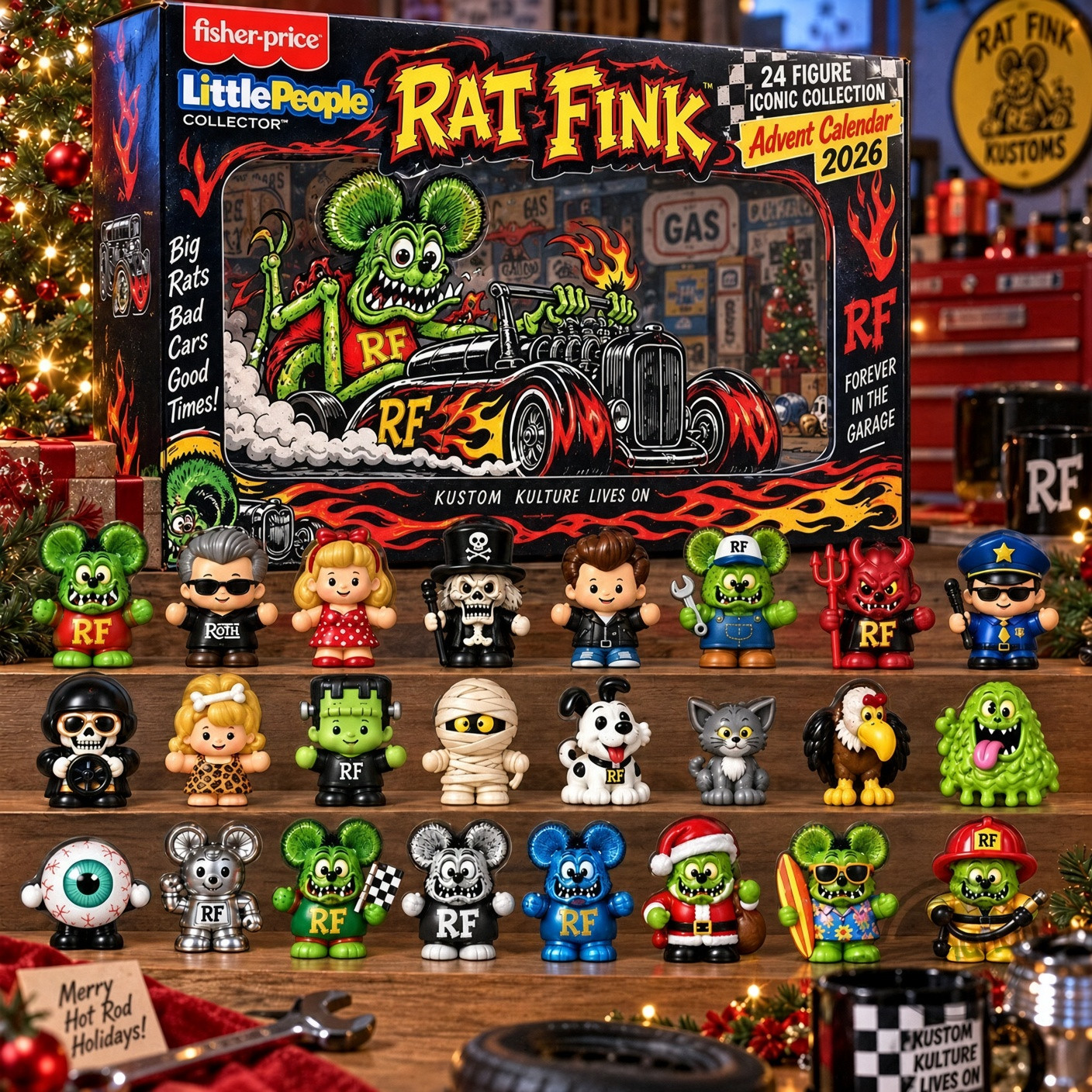 Little People Collector Rat Fink 2026 Advent Calendar 24 Day Christmas Countdown