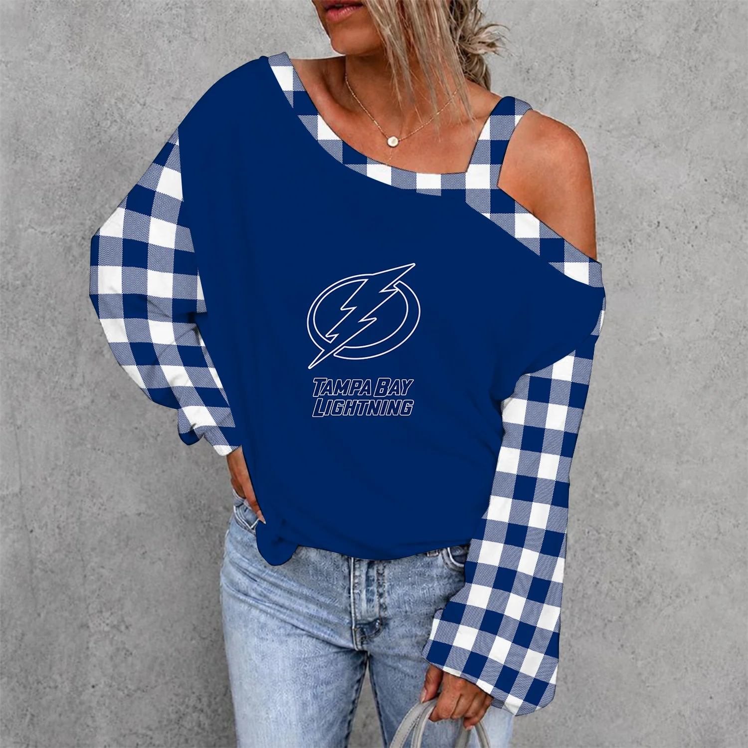 Limited Edition – Customized NHL Tampa Bay Lightning Drop Shoulder Sweatshirt