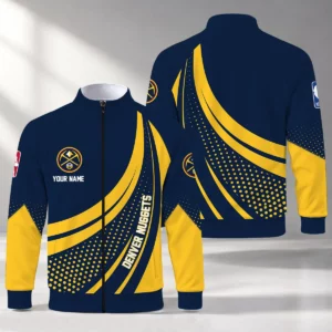 Limited Edition – Customized NBA Denver Nuggets Stand Collar Jacket