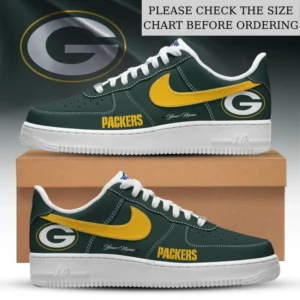 Limited Edition – Customized NFL Green Bay Packers Af1 Shoes