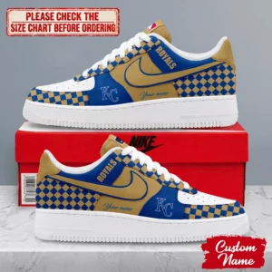 Limited Edition – Customized MLB Kansas City Royals Af1 Shoes