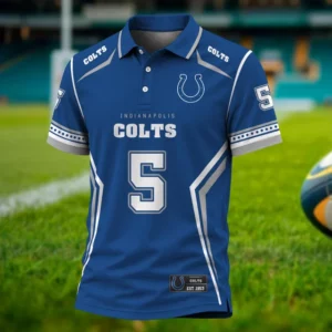 Limited Edition – Customized NFL Indianapolis Colts Polo Shirt