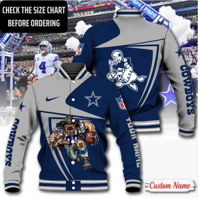 Limited Edition – Customized NFL Dallas Cowboys Satin Varsity & Baseball Jacket