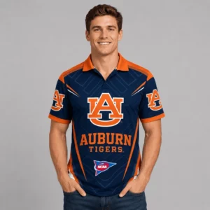 Limited Edition – Customized NCAA Auburn Tigers Polo Shirt