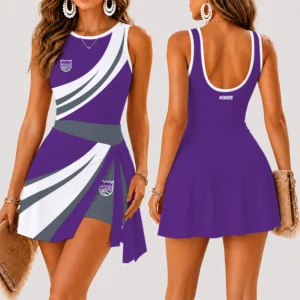 Limited Edition – Customized NBA Sacramento Kings Women’S Summer Skort Dress