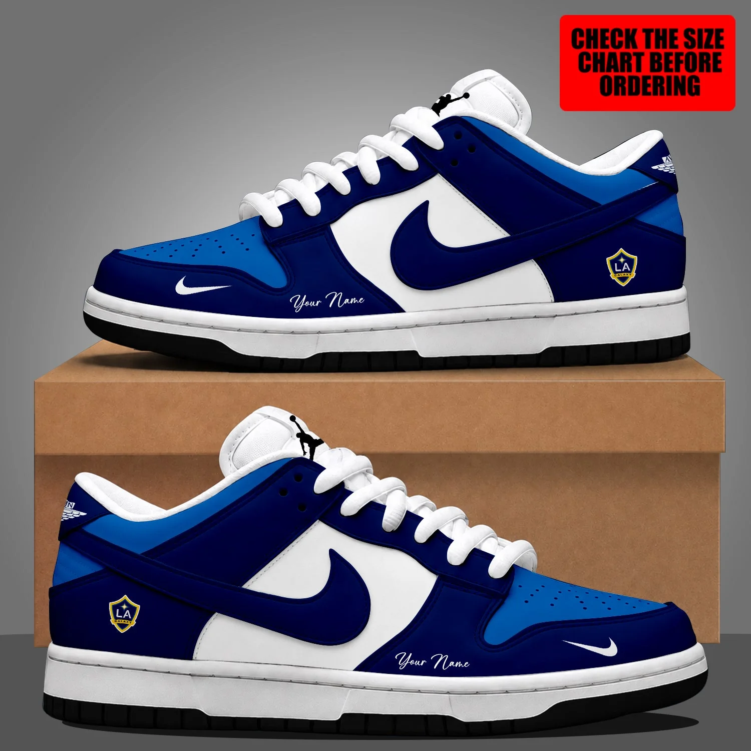 Limited Edition – Customized MLS La Galaxy Dunk Low Shoes