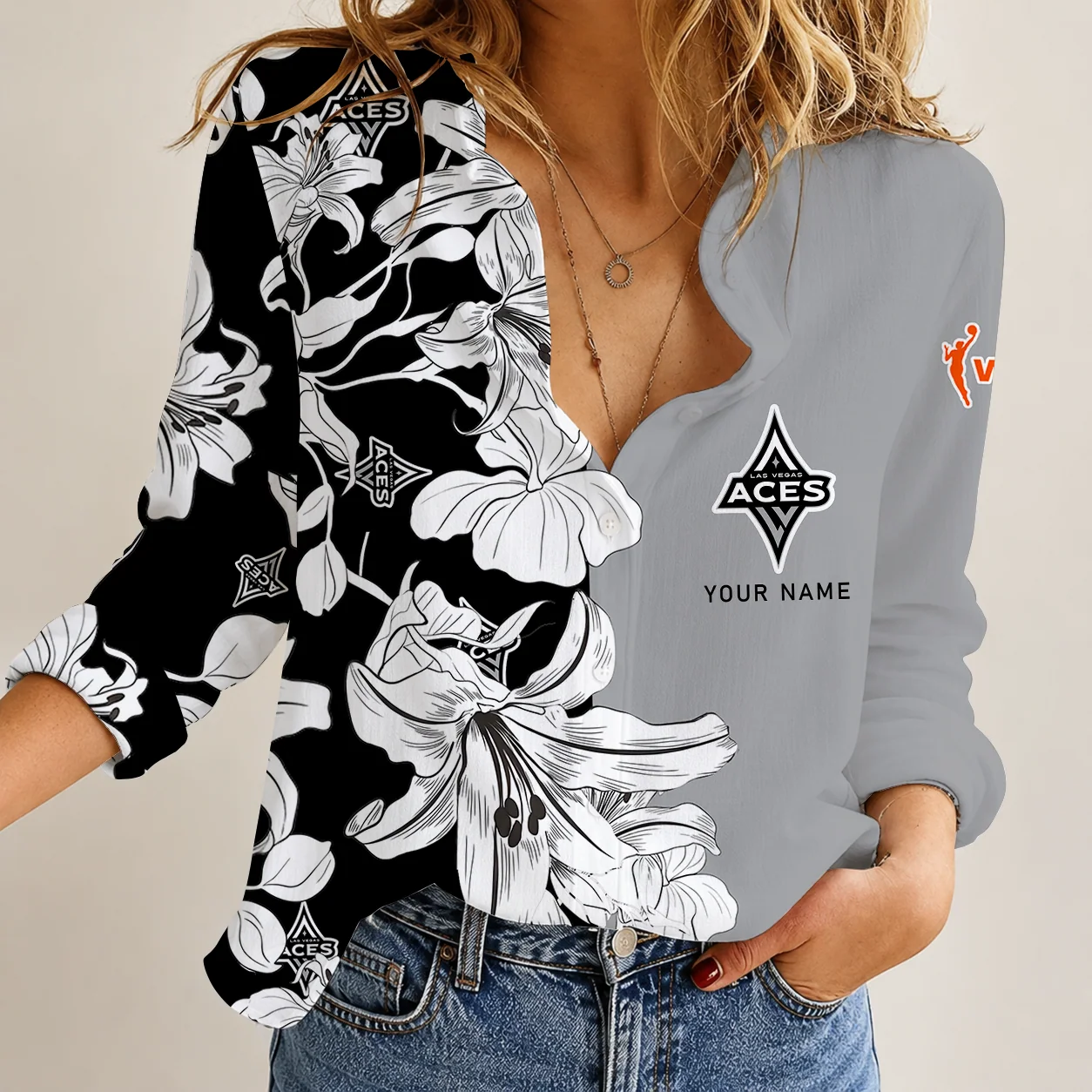 Limited Edition – Customized WNBA Las Vegas Aces Women Casual Shirt