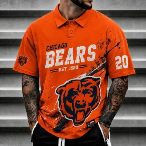 Limited Edition – Customized NFL Chicago Bears Polo Shirt
