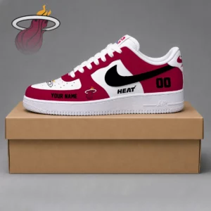 Limited Edition – Customized NBA Miami Heat Af1 Sneakers