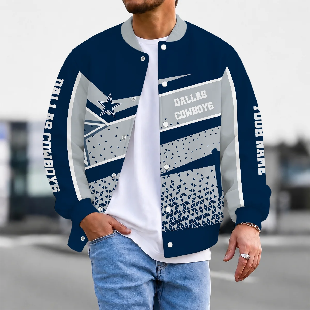 Limited Edition – Customized NFL Dallas Cowboys Satin Varsity & Baseball Jacket