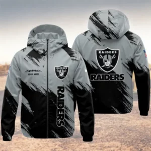 Limited Edition – Customized NFL Las Vegas Raiders Windbreaker Jacket