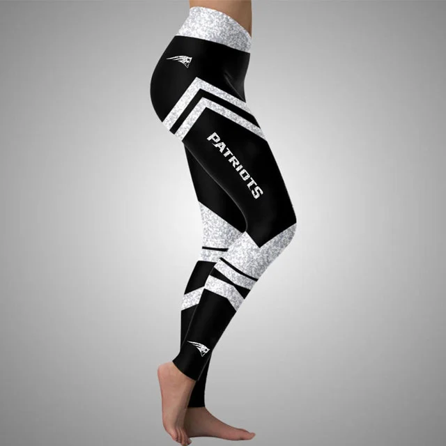 Limited Edition – Customized NFL New England Patriots Hollow Tank Top & Leggings Set - Image 3