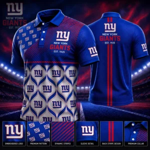Limited Edition – Customized NFL New York Giants Polo Shirt