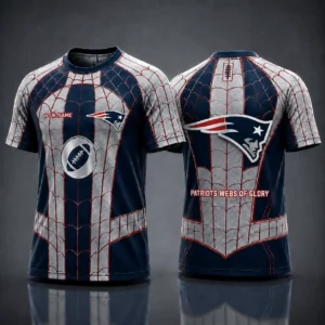 Limited Edition – Customized NFL New England Patriots x Spider Unisex T-Shirt