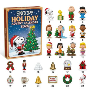 Peanuts Snoopy Holiday Advent Calendar 2026 24 Day Christmas Countdown Xmas Gifts Ideas