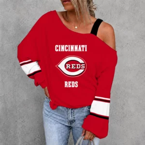 Limited Edition – Customized MLB Cincinnati Reds Drop Shoulder Sweatshirt