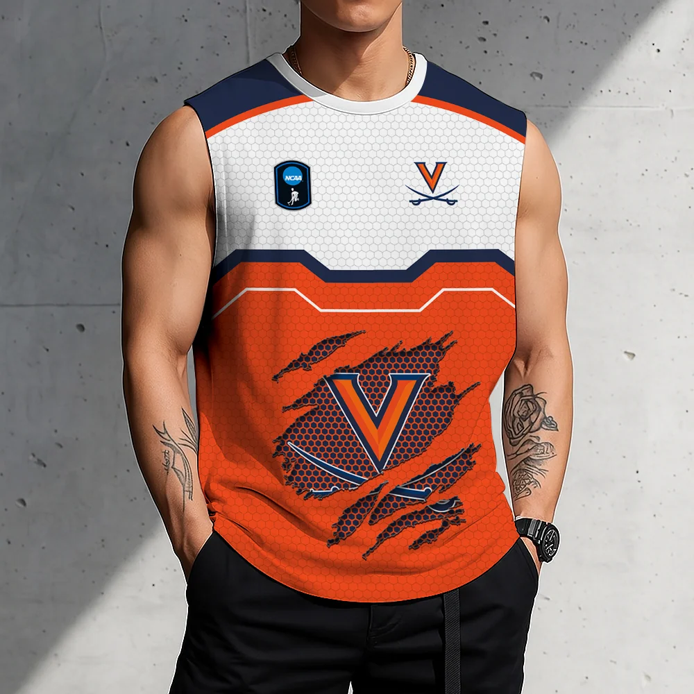 Limited Edition – Customized NCAA Virginia Cavaliers Men’s Gym Shirt