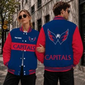 Limited Edition – Customized NHL Washington Capitals Satin Varsity Jacket & Baseball Jacket