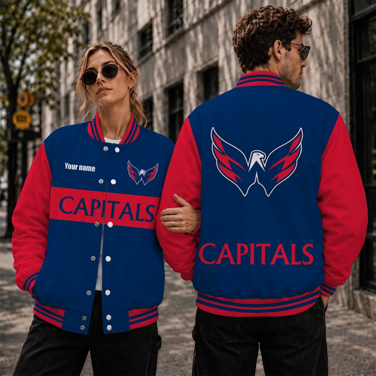 Limited Edition – Customized NHL Washington Capitals Satin Varsity Jacket & Baseball Jacket