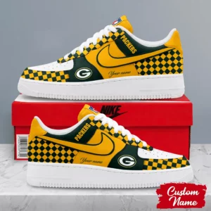 Limited Edition – Customized NFL Green Bay Packers Af1 Shoes