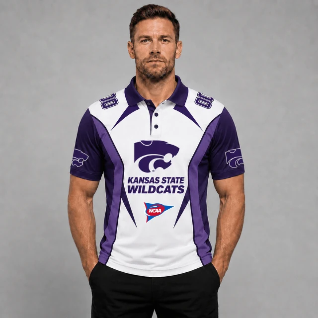 Limited Edition – Customized NCAA Kansas State Wildcats Polo Shirt