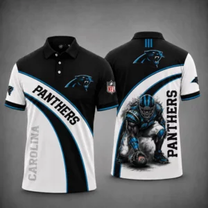Limited Edition – Customized NFL Carolina Panthers Polo Shirt