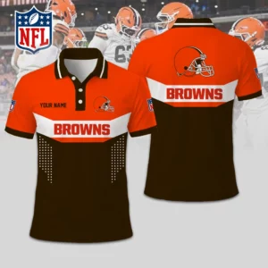 Limited Edition – Customized NFL Cleveland Browns Polo Shirt