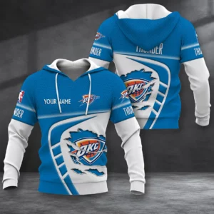 Limited Edition – Customized NBA Oklahoma City Thunder T-Shirt, Polo Shirt, Zip Polo Shirt, Sweatshirt, Hoodie & Zip Hoodie